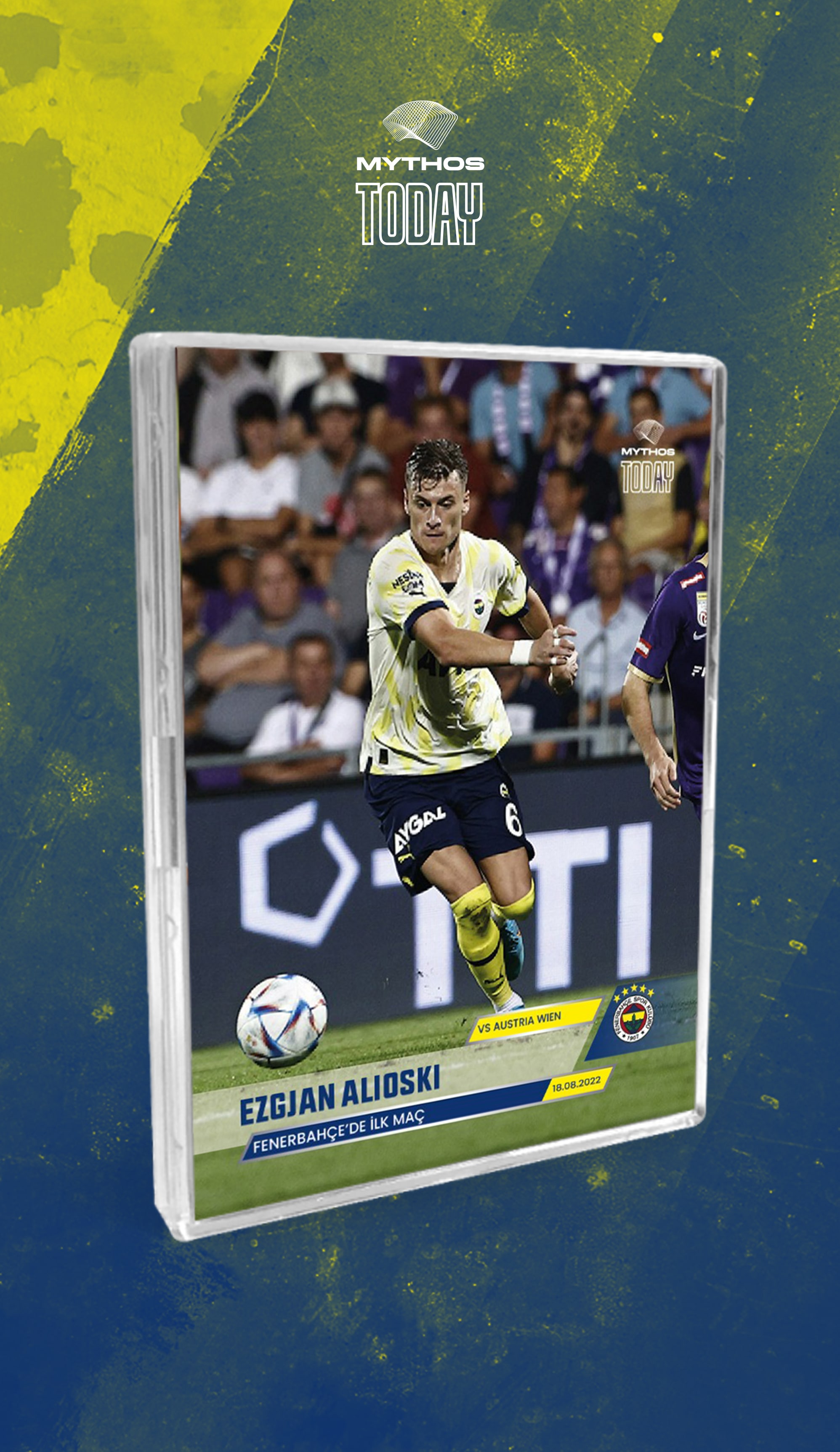 イシヅカユウ　ハガキ EZGJAN ALIOSKI / Fenerbahçe'de İlk Maç - Mythos Cards