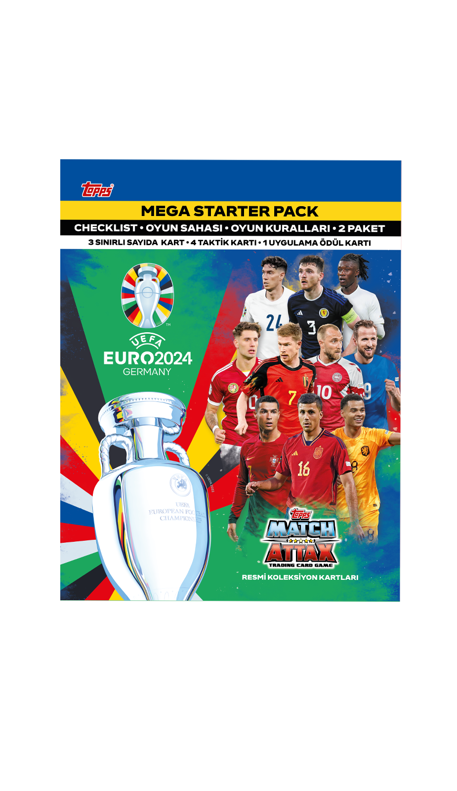 Topps Official EURO 2024 Match Attax - Mega Starter Pack - Mythos
