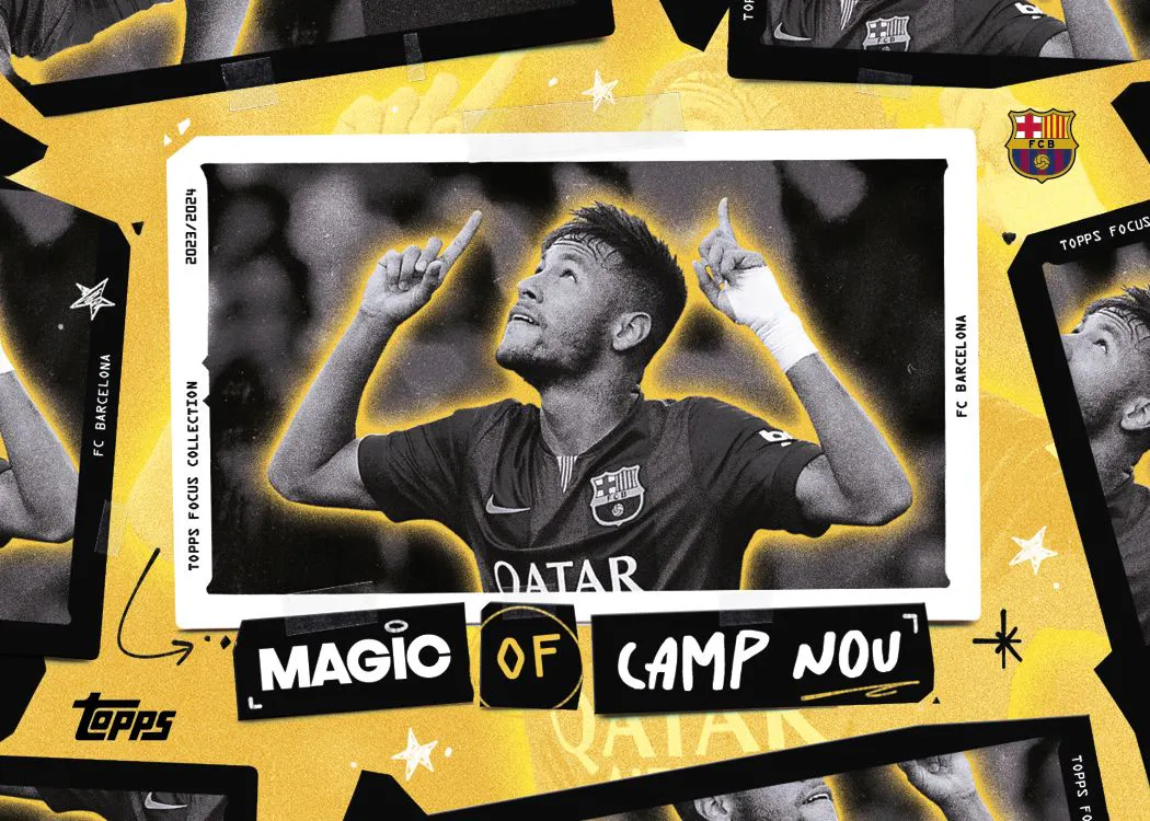 日本未発売 新品未開封 まわら 1Box】2023-24 Topps Focus FC Barcelona 22