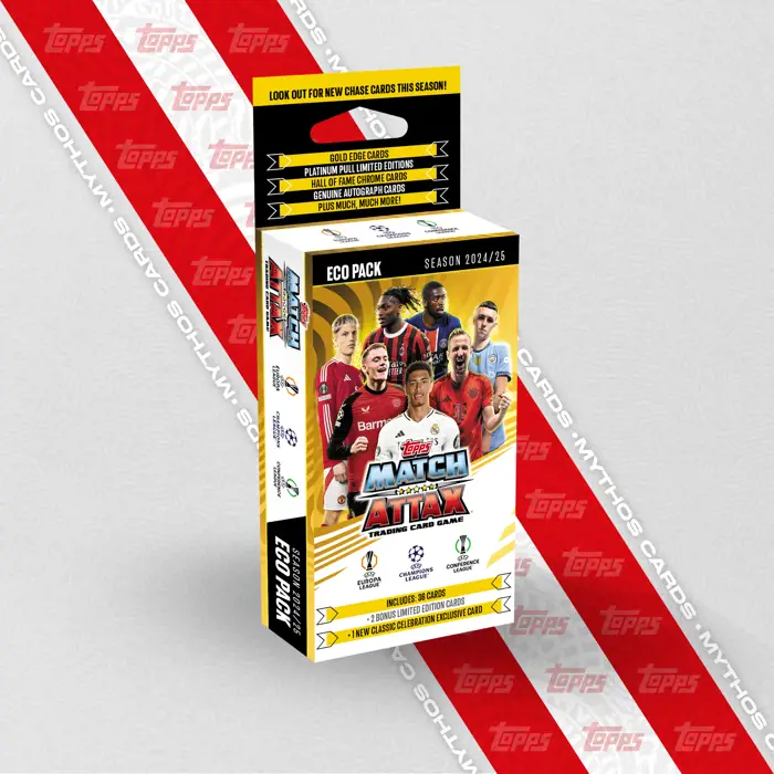 Eco Pack Cartes Match Attax UCL 24-25 – Collection Officielle De Cartes Foot Pour Fans De Football