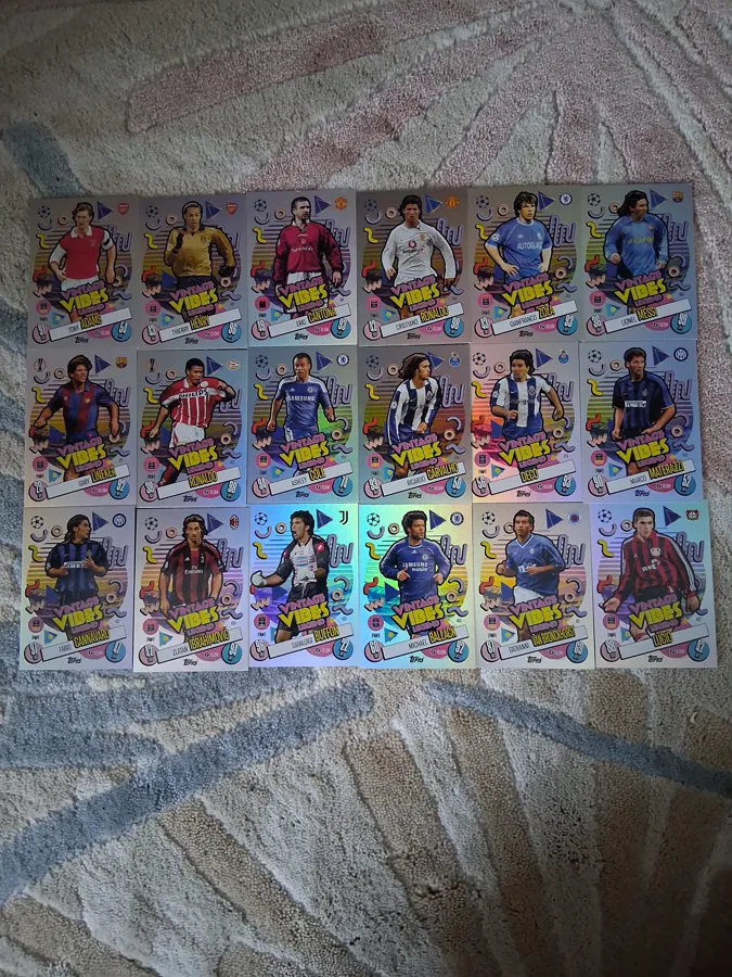 Pazar Yeri - Match Attax 24/25 Vintage Vibes tam set - Mythos Cards