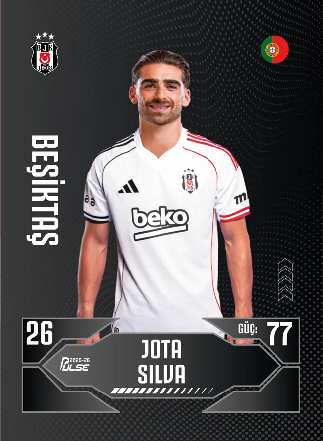 Beşiktaş - Pulse Futbolcu Kartları 2025/26 - Paket - Mythos Cards