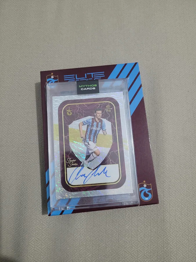 s*i様 カード Pazar Yeri - Trabzonspor Noir Serdar Saatçı 1/1 İmza - Mythos Cards