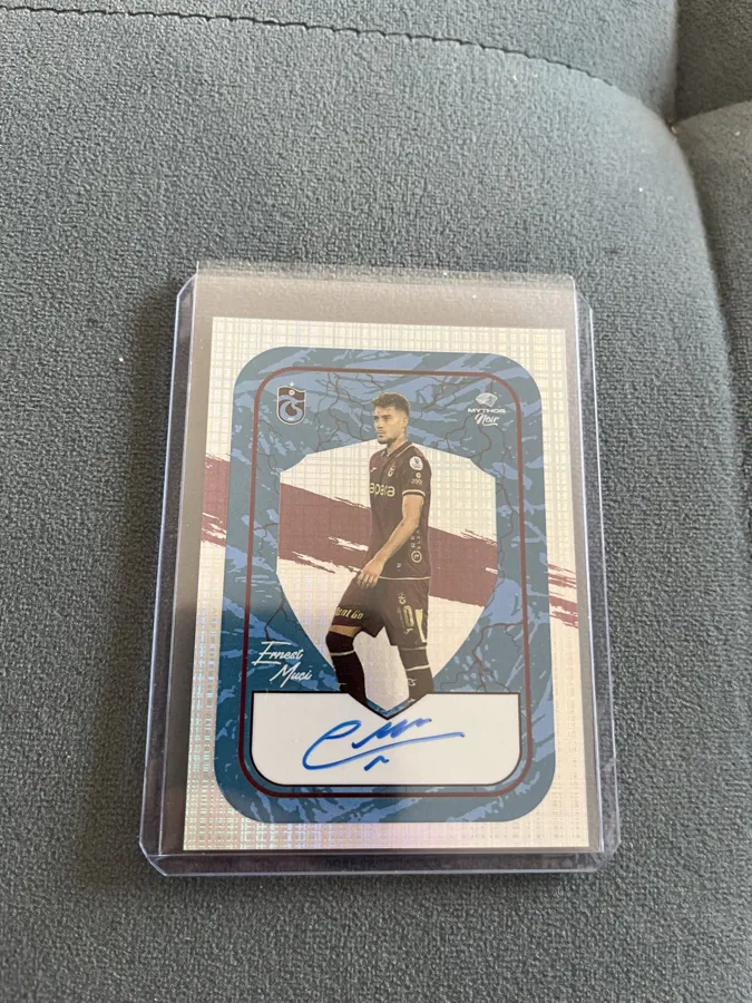Pazar Yeri - Ernest Muci SP Auto - Noir Trabzonspor - Mythos Cards