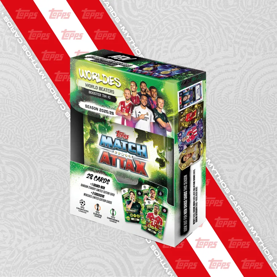 Topps Match Attax 25/26 - Booster Tin - World Beaters - Mythos Cards