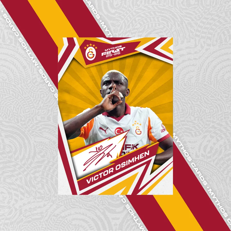 Galatasaray 2025-26 Mythos First - Metal Kutu - Mythos Cards
