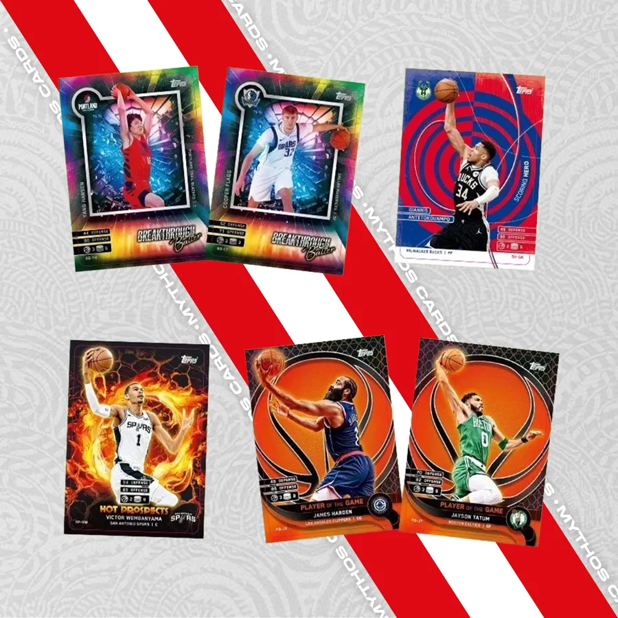 Topps Match Attax NBA 2025 Super Pack - Hobby Box - Mythos Cards