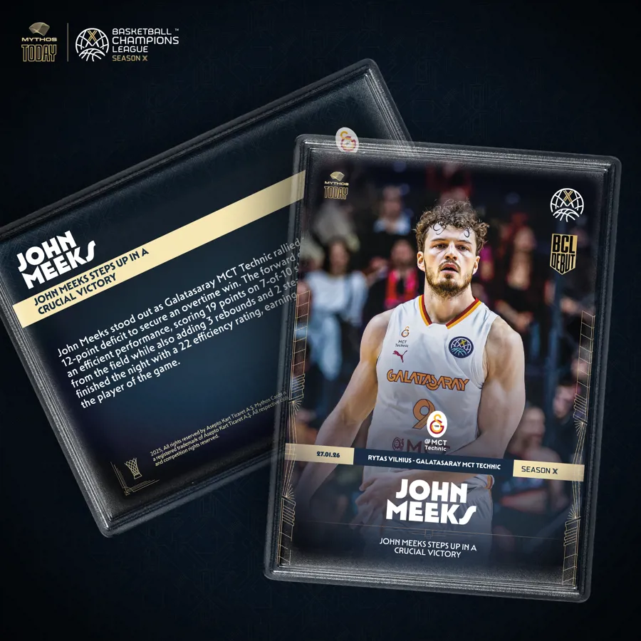 BORIS KRNJAJSKI TAKES OVER WITH A 15-ASSIST PERFORMANCE - Mythos Cards