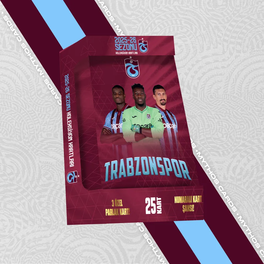 Trabzonspor - Pulse Futbolcu Kartları 2025/26 - Paket - Mythos Cards