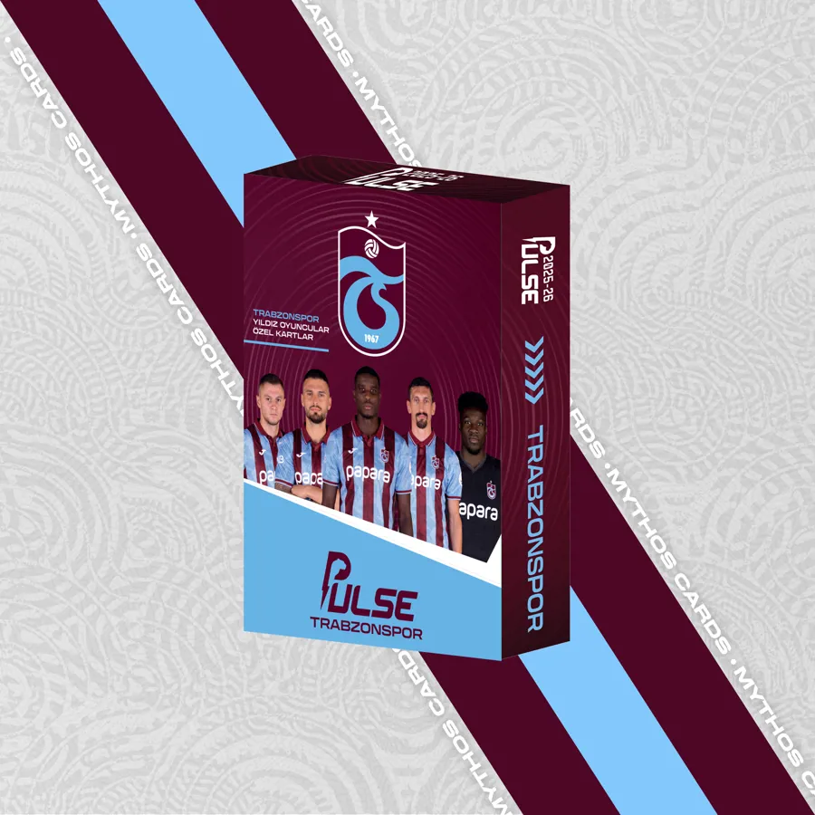 25sp2まとめセットカード　10枚 Trabzonspor - Pulse Futbolcu Kartları 2025/26 - Paket - Mythos Cards
