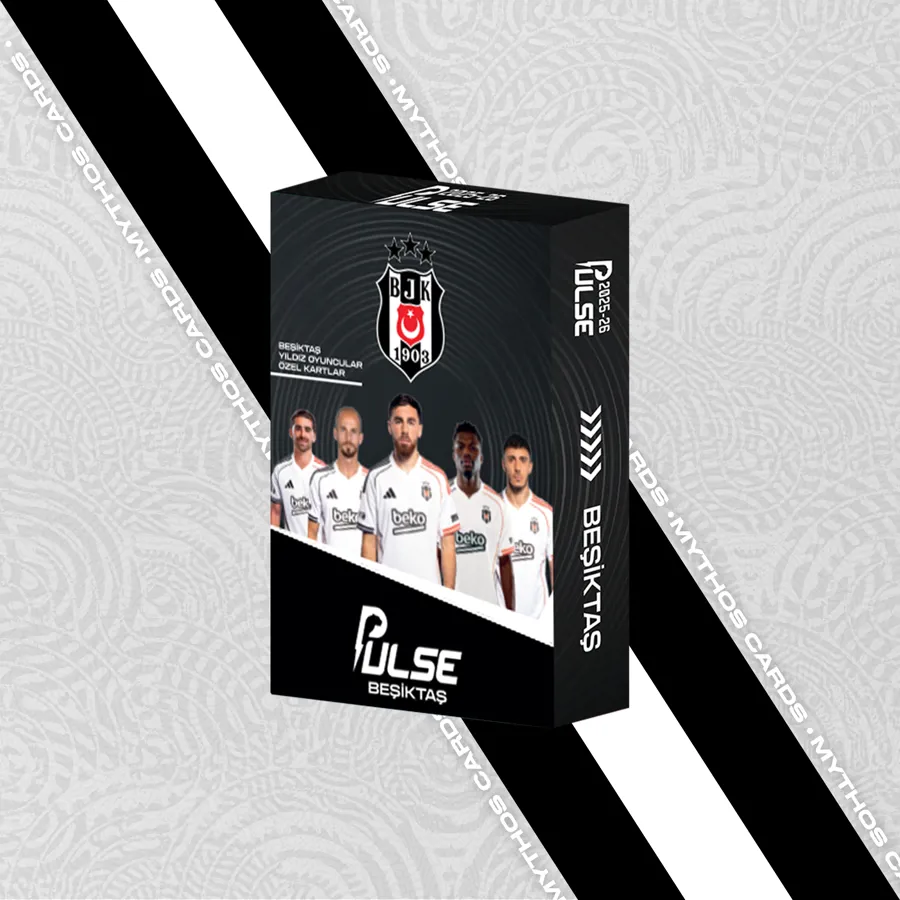 Beşiktaş - Pulse Futbolcu Kartları 2025/26 - Paket - Mythos Cards