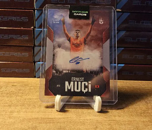 Pazar Yeri - Ernest Muçi /10 İmzalı Kart Trabzonspor Team Set