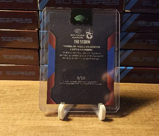 Pazar Yeri - Ernest Muçi /10 İmzalı Kart Trabzonspor Team Set
