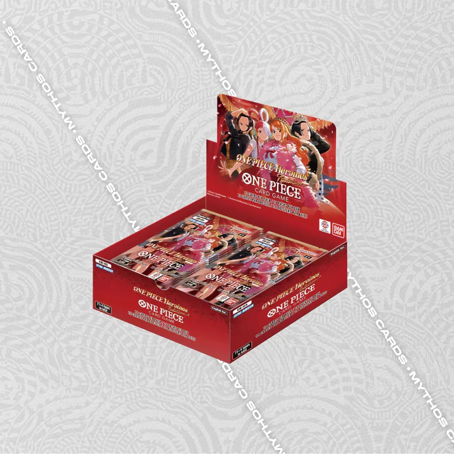 新品 Mythos NEW AEON スターター3個 & ブースター15個セット EXTRA BOOSTER BOX - HEROINES EDITION - One Piece (EB-03) - Mythos