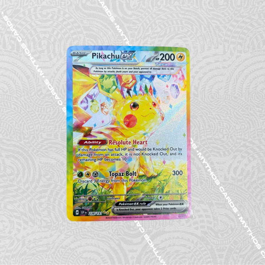 Pikachu EX 238/191 - SSP Surging Sparks - Mythos Cards