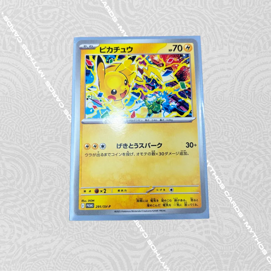 Pikachu 291/SV-P – Promo (Japonca) - Mythos Cards