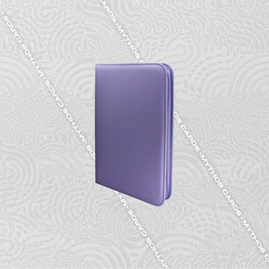 Ultra Pro - Vivid 9 Cepli Fermuarlı PRO -BINDER - Mor - Mythos Cards