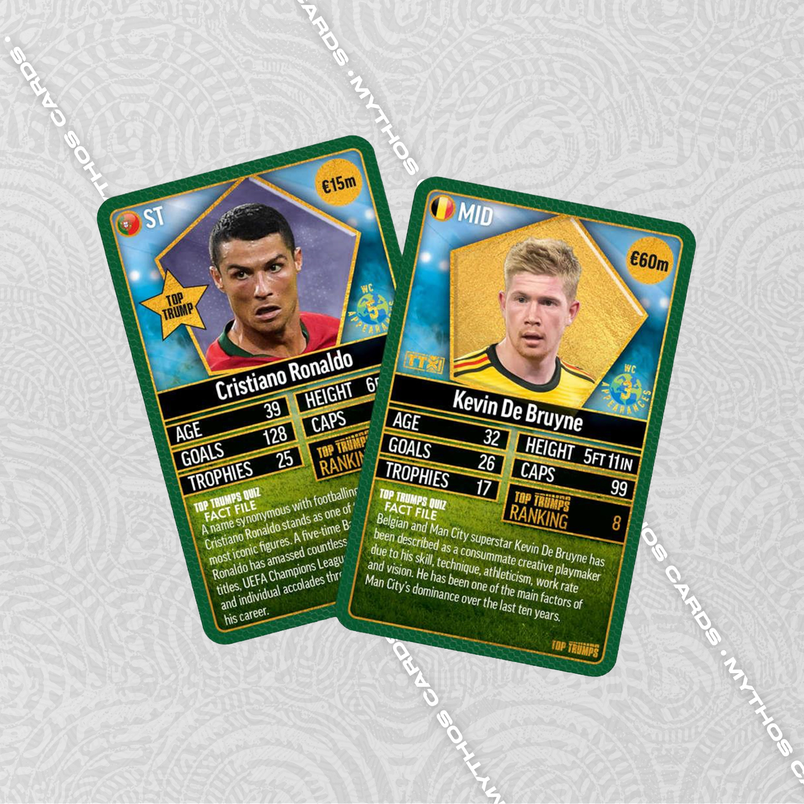 Dünya Futbol Yıldızları Top 200 Top Trumps Kart Oyunu – Yeşil