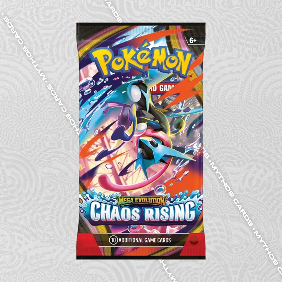 ポケモンカードゲーム Pokemon TCG Mega Evolution Chaos Rising Pokémon TCG: Mega Evolution — Chaos Rising Booster Pack - Mythos Cards