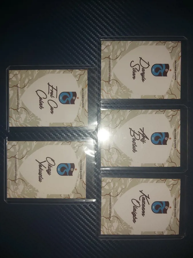 Pazar Yeri - Trabzonspor imza 5li lot - Mythos Cards