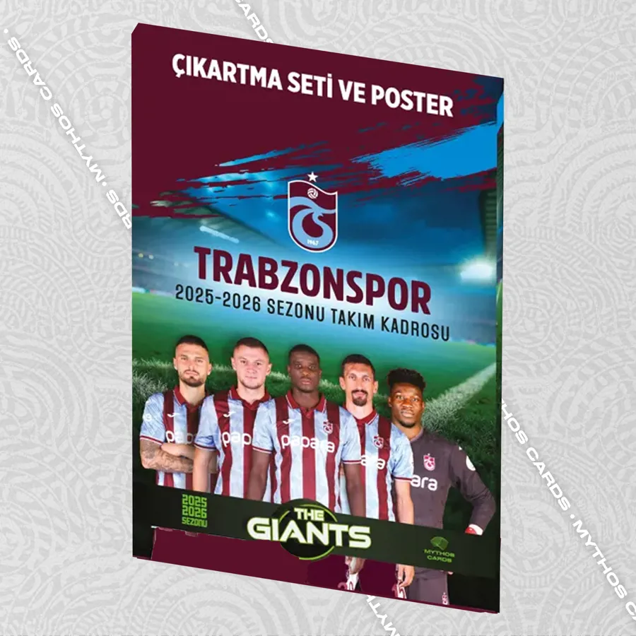TRABZONSPOR - THE GIANTS 2025/26 POSTER AND STICKER SET - Mythos Cards