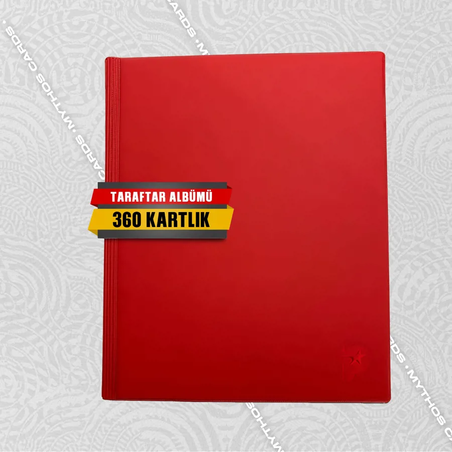 PoKS Card - Taraftar Kart Saklama Albümü / Binder - Kırmızı