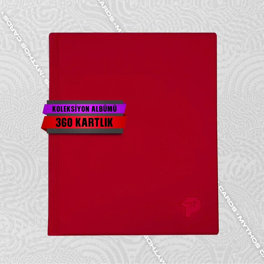 PoKS Card - Kırmızı Kart Saklama Albümü / Binder