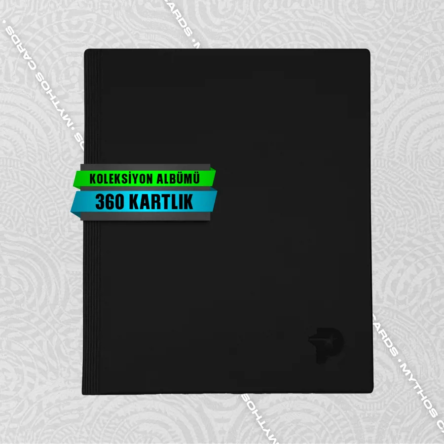 PoKS Card - Siyah Kart Saklama Albümü / Binder
