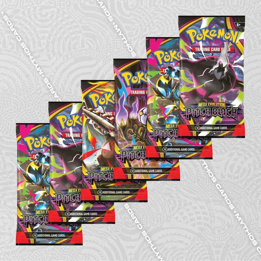 Pokémon TCG: Mega Evolution—Pitch Black Booster Bundle - Mythos Cards